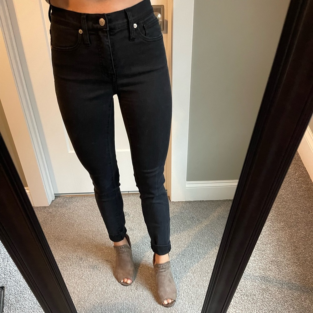 Madewell Black Skinny Jeans